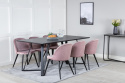 Stol \'Elverum\' - Gammelrosa/Svart