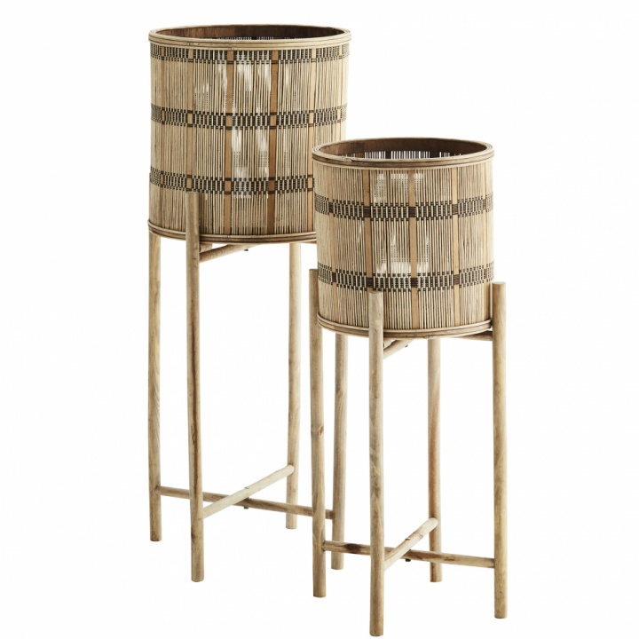 Gryte med stativ - Bambus i gruppen Rom / Stue hos Reforma (19Y1508)