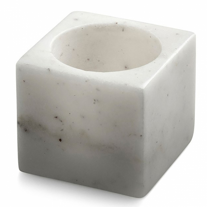 Lysestake 'Marblelous' - Hvit