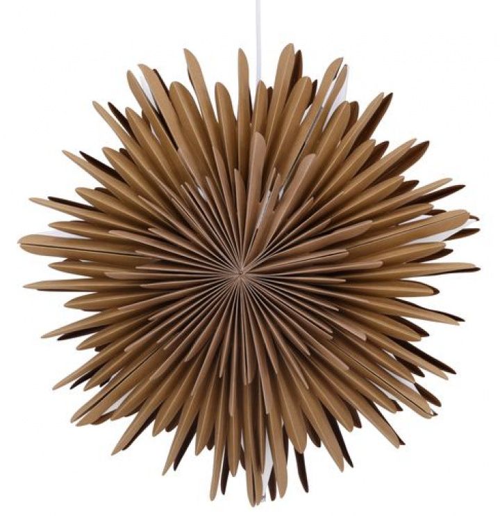 Adventsstjerne 'Svedala' 35cm - Brun