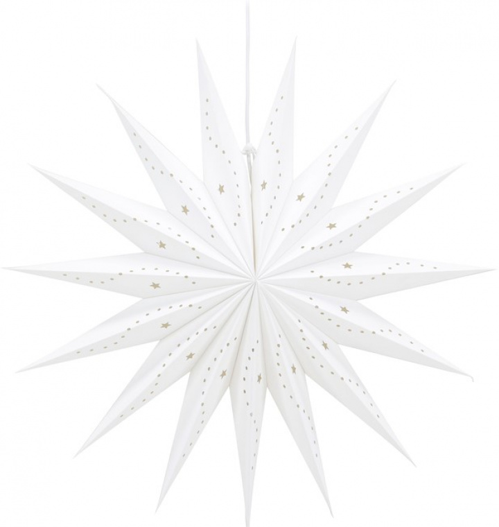 Adventsstjerne 'Laholm' - Hvit