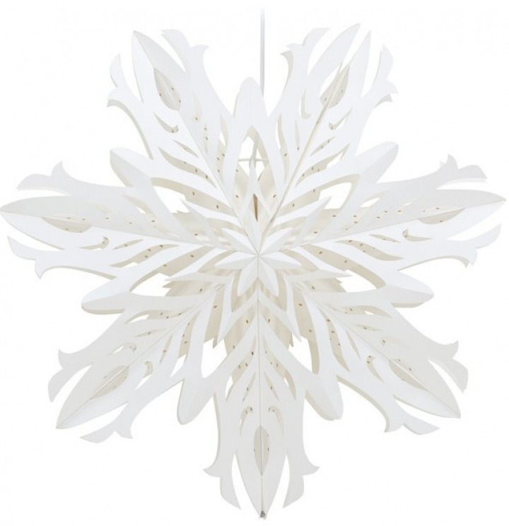 Adventsstjerne 'Kungälv' - Hvit