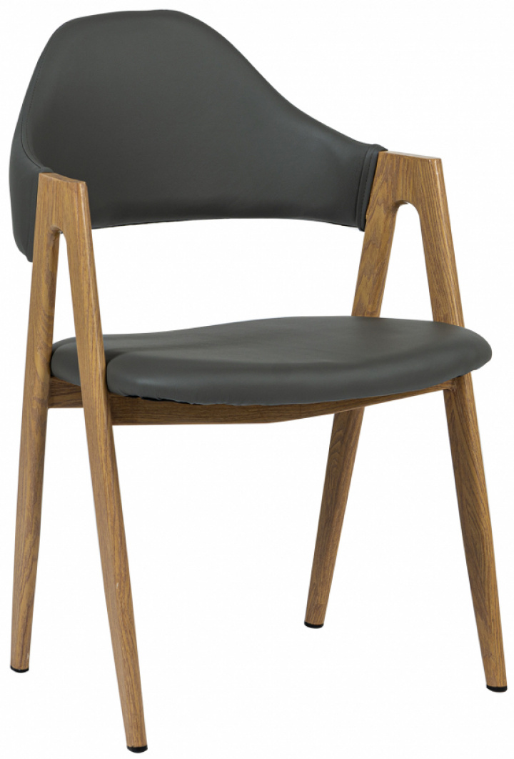 Stol 'Stylish grey' - Eik/Grå