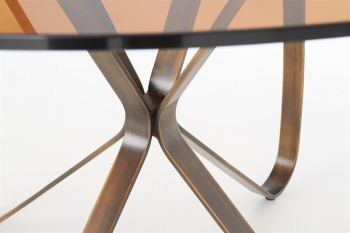 Spisebord \'Levanzo\' 120 cm - brun/antikk