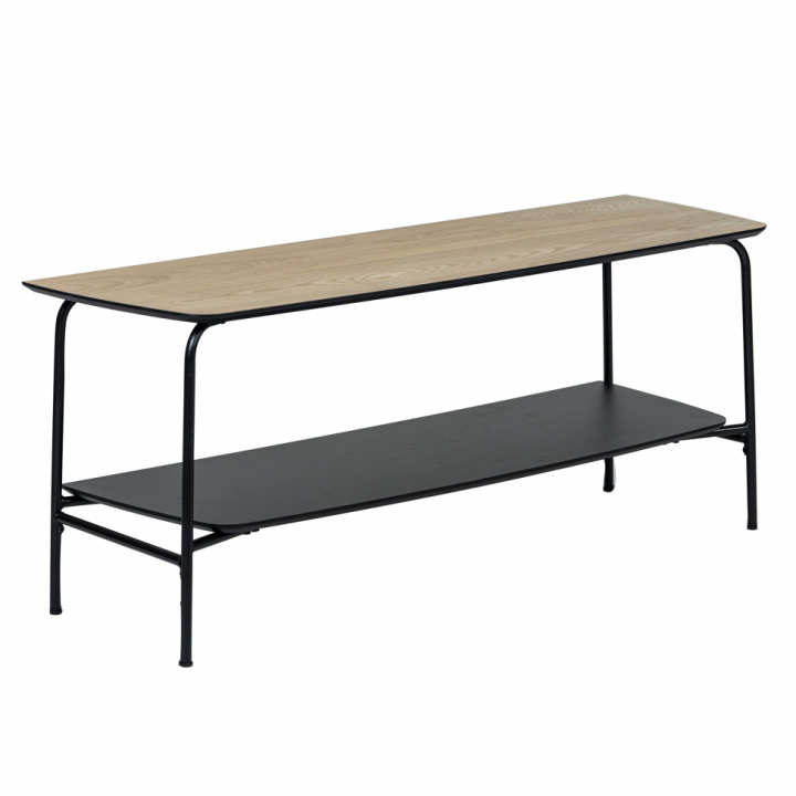 TV-benk 'Genova' - Eik / svart