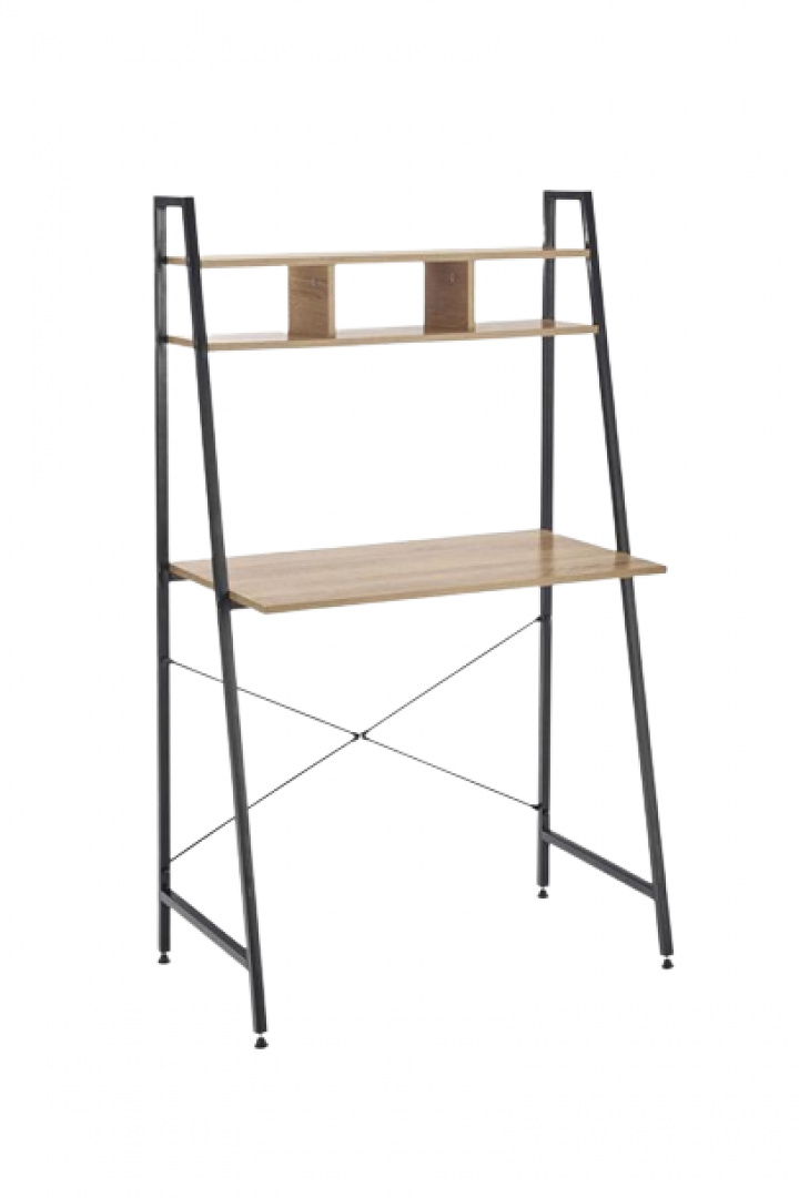 Skrivebord \'Viskan\' - svart/eik i gruppen Møbler / Bord / Skrivebord hos Reforma (2010001170976)