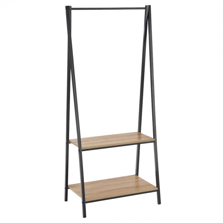 Klesstativ 'Drum' - Eik / Svart