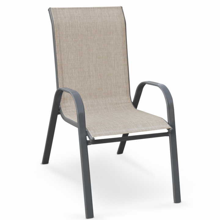 Lounge stol \'Mosler\' - Grå i gruppen Møbler / Utendørsmøbler / Solstoler & Solsenger hos Reforma (2010001173311)