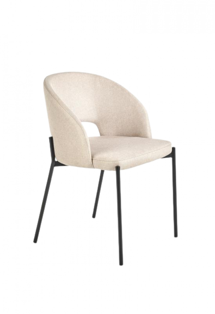 Stol 'Mieres' - Beige/Svart