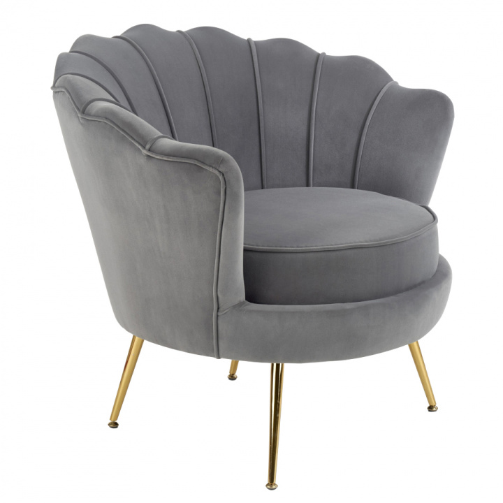 Lenestol 'Snäcka' - Grå