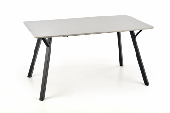 Spisebord \'Barlog\' 140 x 80 CM - Gr / Svart