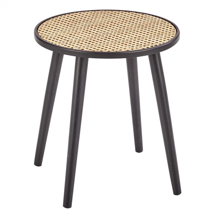 Sidebord 'Rotting' - Natural / Svart