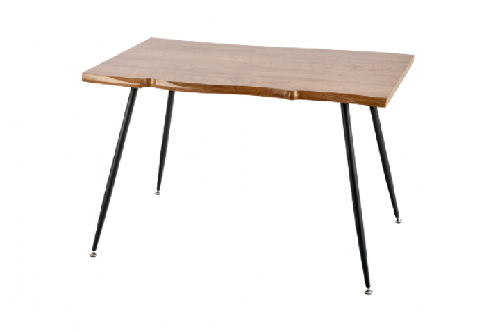 Spisebord \'Norudden\' 120x80 cm - sort/natur i gruppen MBLER / BORD / Spisebord hos Reforma (2010001177708)