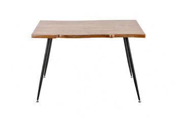Spisebord \'Norudden\' 120x80 cm - sort/natur