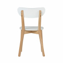 Stol \'Nord\' - Hvit/Tre