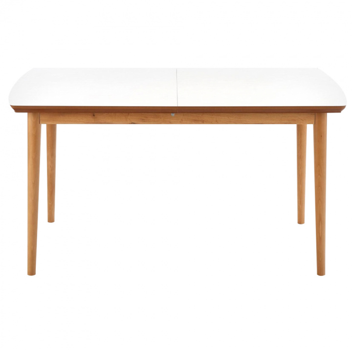 Spisebord 'Belva' - Hvit / Eik
