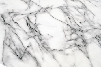 Spisebord \'Alzira\' 110 cm - marmor/sort