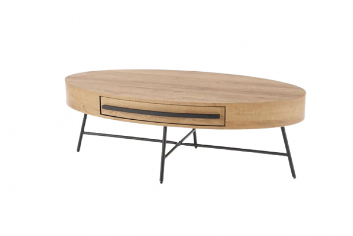 Salongbord 'Sunne' - Eik/Svart