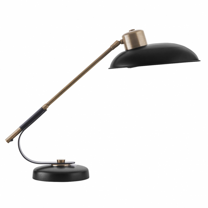 Bordlampe 'Art Deco' - Svart