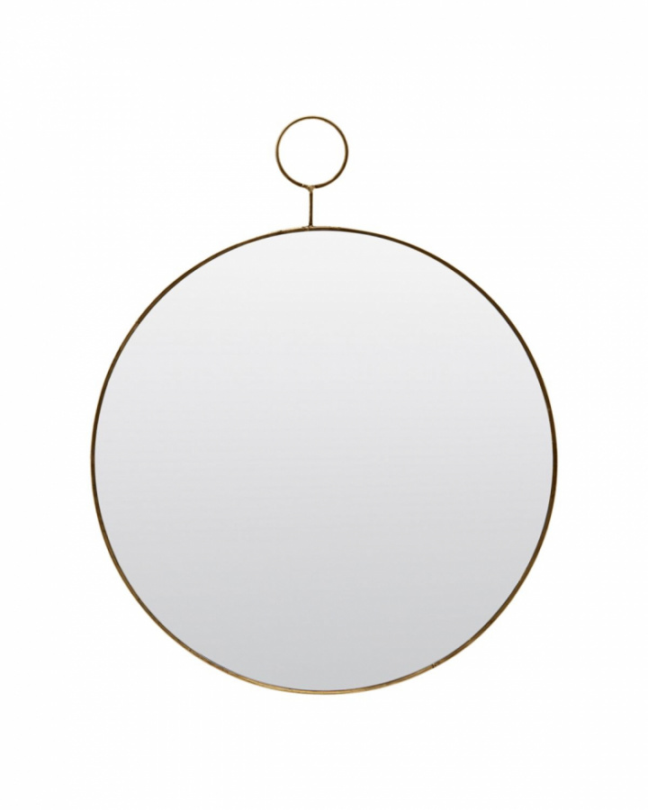 Speil \'Loop\' Ø38 - Messing i gruppen SALG / Innredning / Dekorasjon hos Reforma (203990151)