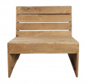 Loungestol \'Woodie\' - Naturlig