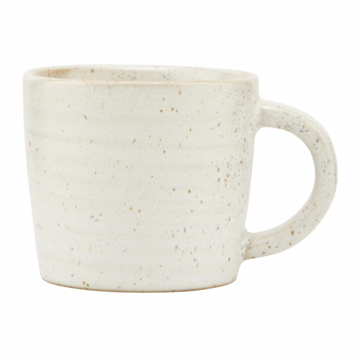 Cup 'Peony' Ø 6cm - Grå / Hvit