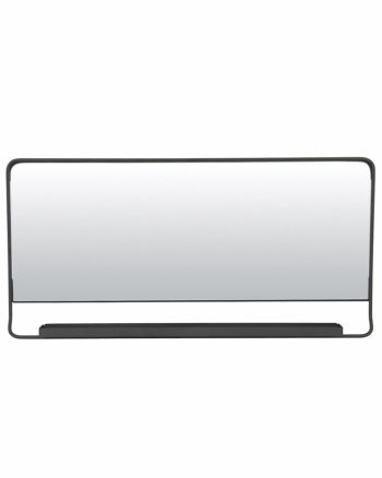 Speil med hylle \'Chic\' - Svart 40x80cm