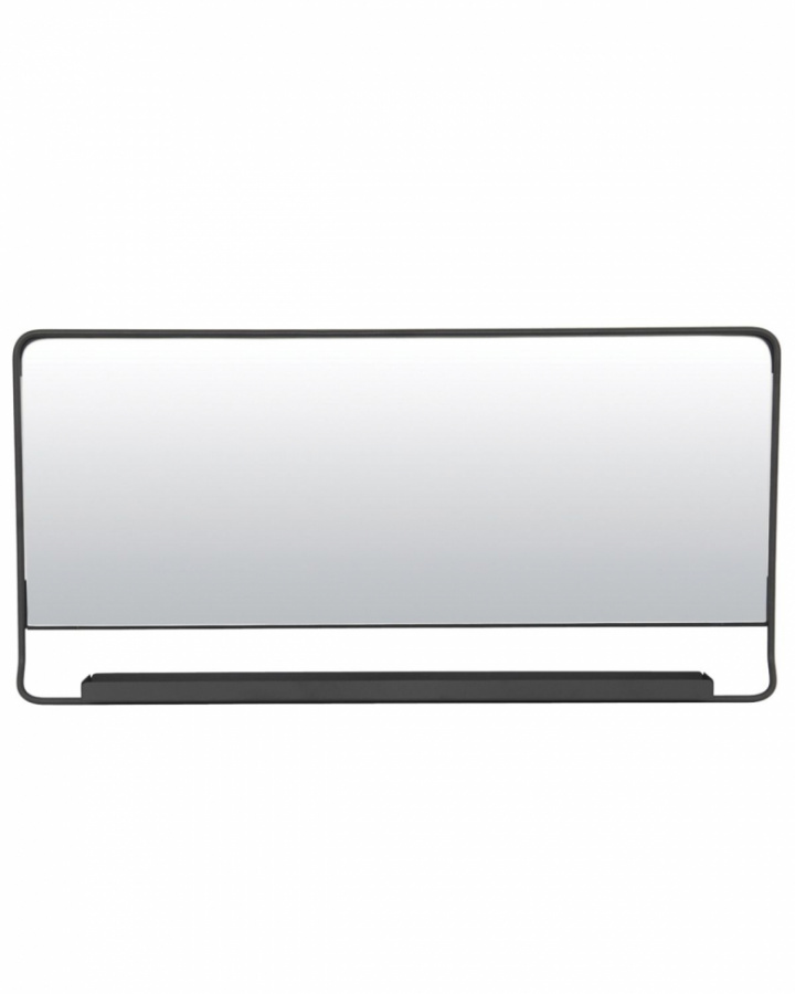 Speil med hylle \'Chic\' - Svart 40x80cm i gruppen ROM / Baderom / Speil hos Reforma (2072908010)