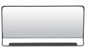 Speil med hylle \'Chic\' - Svart 40x80cm