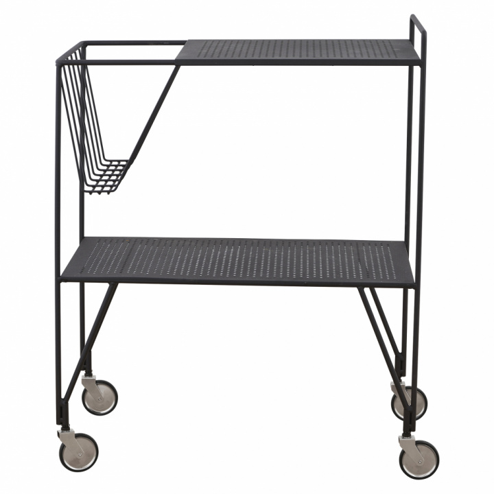 Serveringsvogn 'Bruk' - Svart