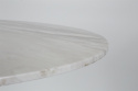 Rundt spisebord \'Marble\' - Hvitt Ø90