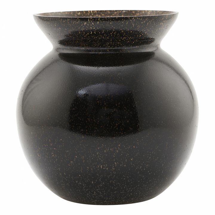 Vase 'Chenna' - Svart / Brun