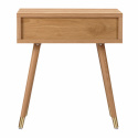 Nattbord \'Prime\' - Eik/Messing