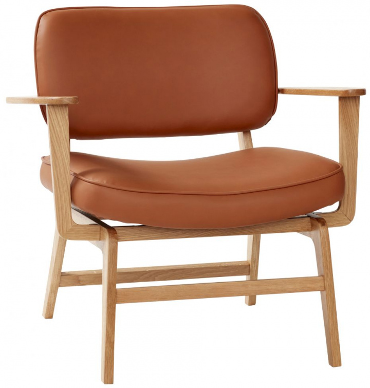 Lounge stol - Natur / Gr