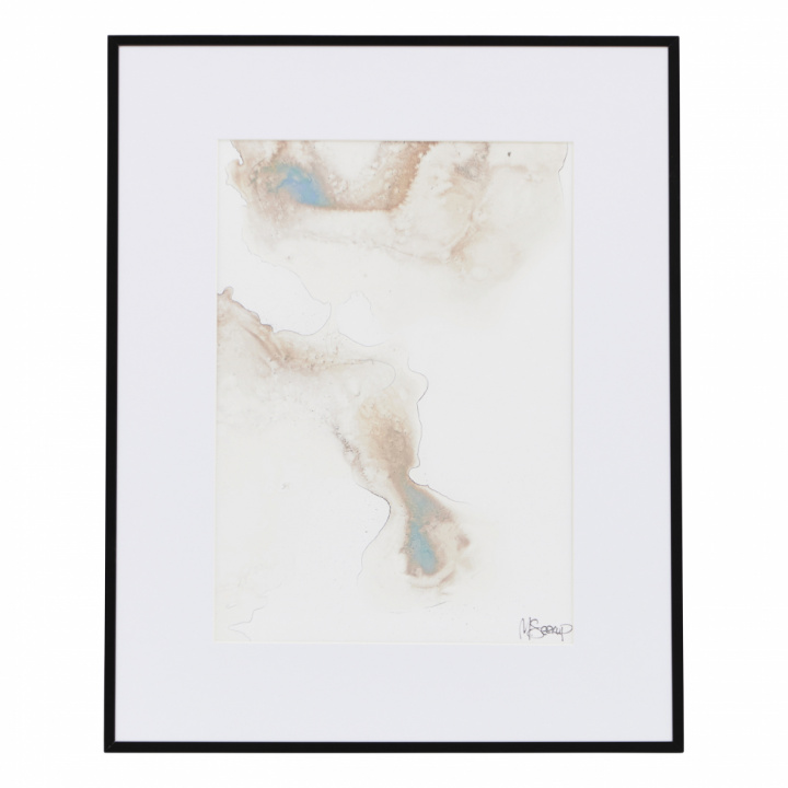 Maleri med ramme 'Jalur' - Brun