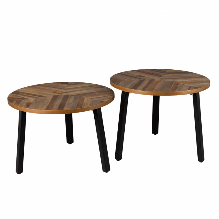 Sofabord 'Mundu' 2 stk - Naturlig