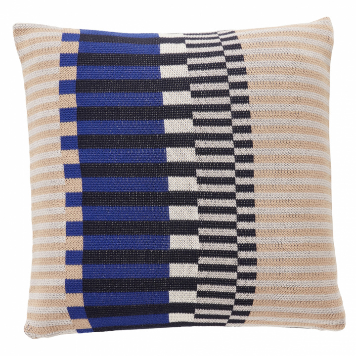 Ornamentpute - Beige / grå / blå / hvit