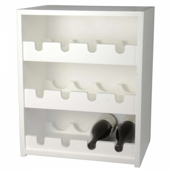 Rustikk vinstativ - Hvit i gruppen Møbler / Hyller og oppbevaring / Småoppbevaring hos Reforma (2239-11)