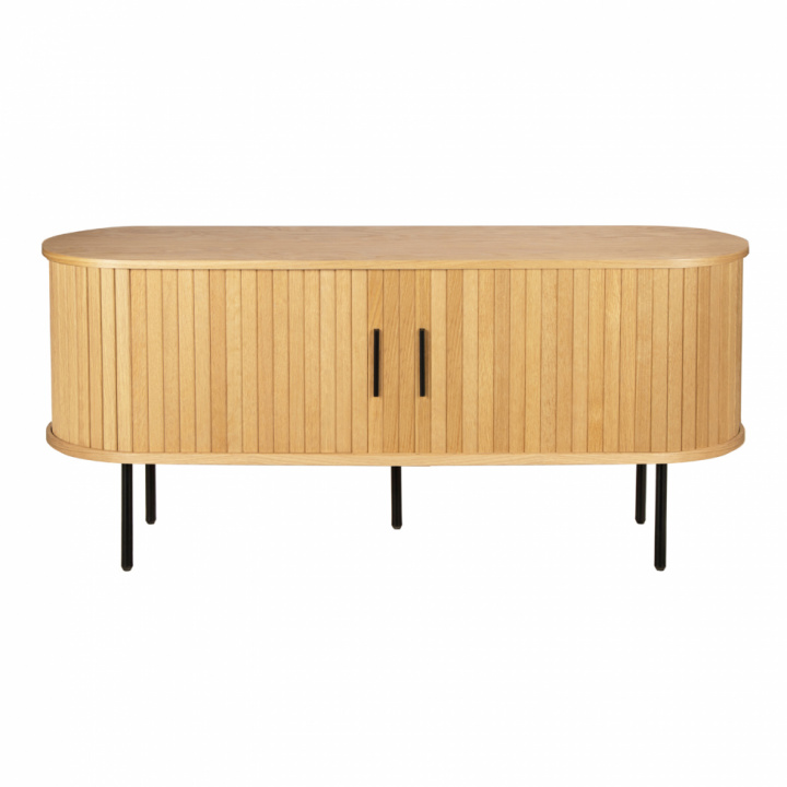 Tv-benk \'Holmvik\' - Natur/Svart i gruppen SALG / Møbler / Hyller og oppbevaring hos Reforma (2251-natur-svart)