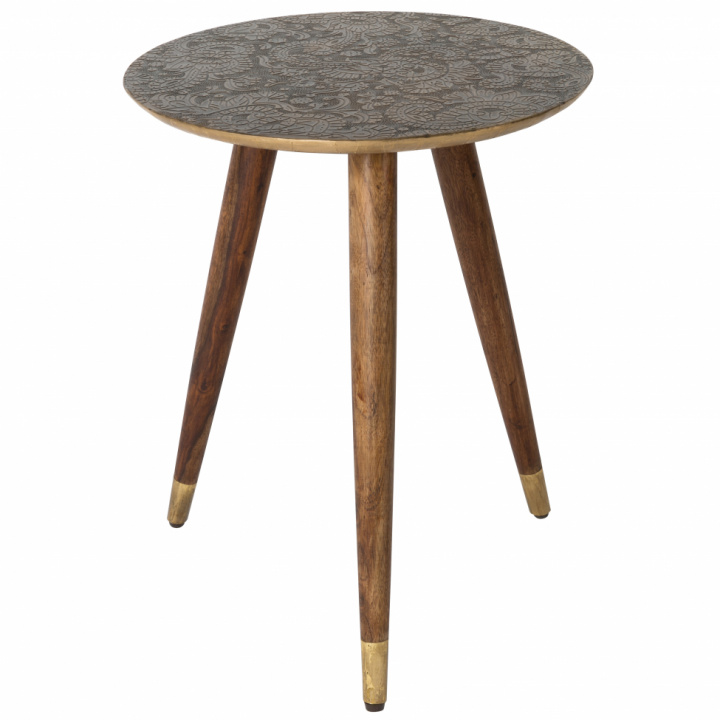 Sidebord 'Bast' - Messing