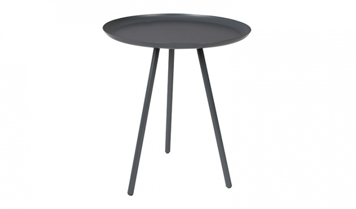 Sidebord 'Frost' - Kulllakkert jern