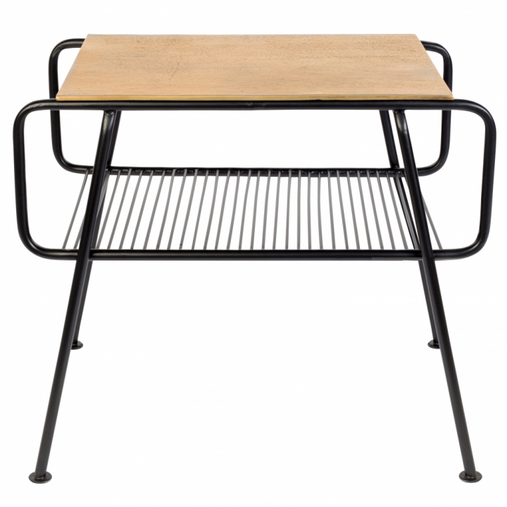 Sidebord 'Gunnik' - Messing / Svart