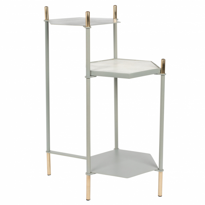 Sidebord \'Honeycomb\' - Grå i gruppen Møbler / Bord / Sidebord hos Reforma (2300146)