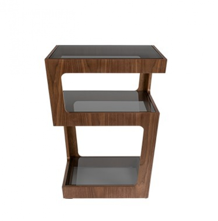 Sidebord 'Glavo' -Svart / Brun