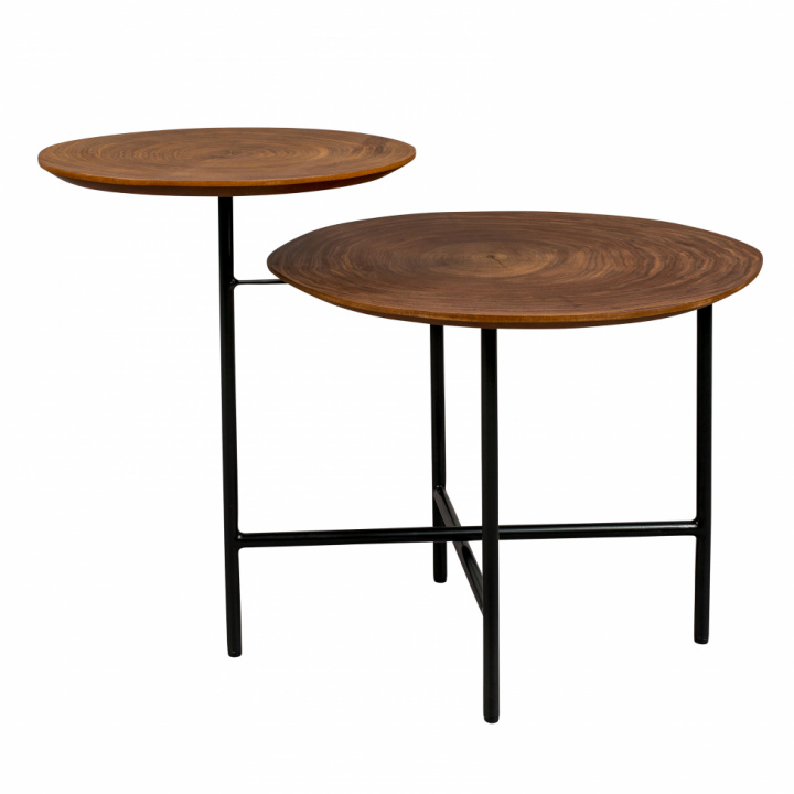 Sidebord 'Mathison' -Svart/Brun