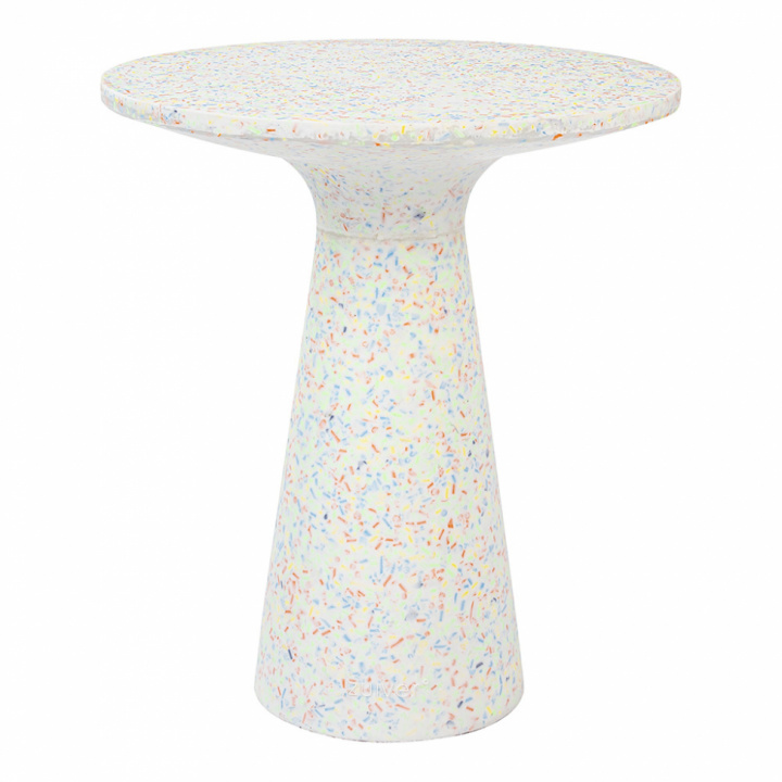 Sidebord 'Victoria' - Hvit/Multi