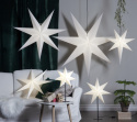 Julestjerne \'Frozen\' - Hvit