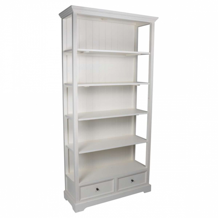 Rustikk bokhylle med skuffer-Hvit i gruppen hos Reforma (2310-11)