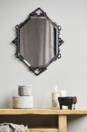 Veggspeil \'Larus\' - Svart 