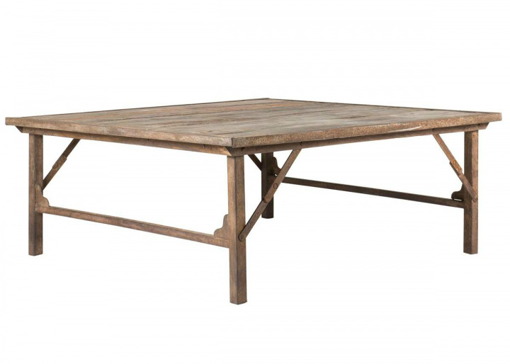 Sofabord - Vintage tre og metall i gruppen hos Reforma (2346-00)